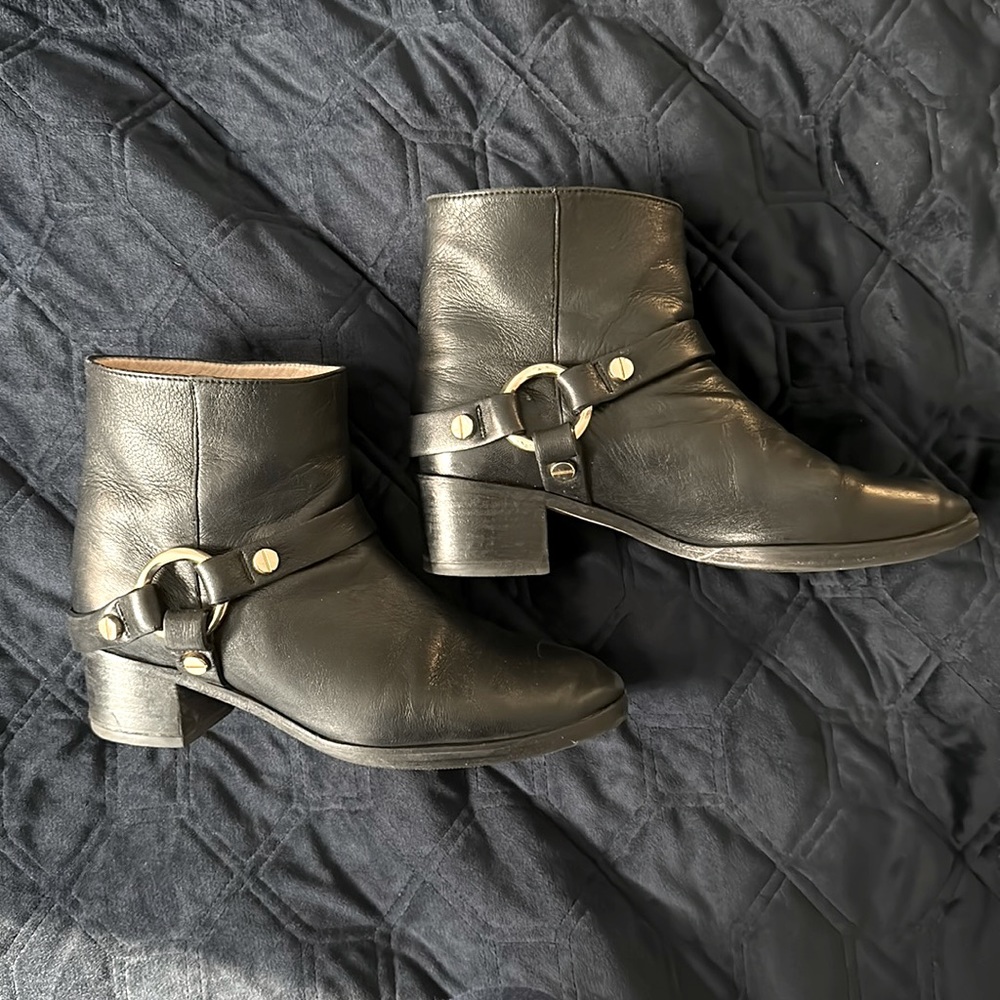 Stuart Weizmann Moto booties